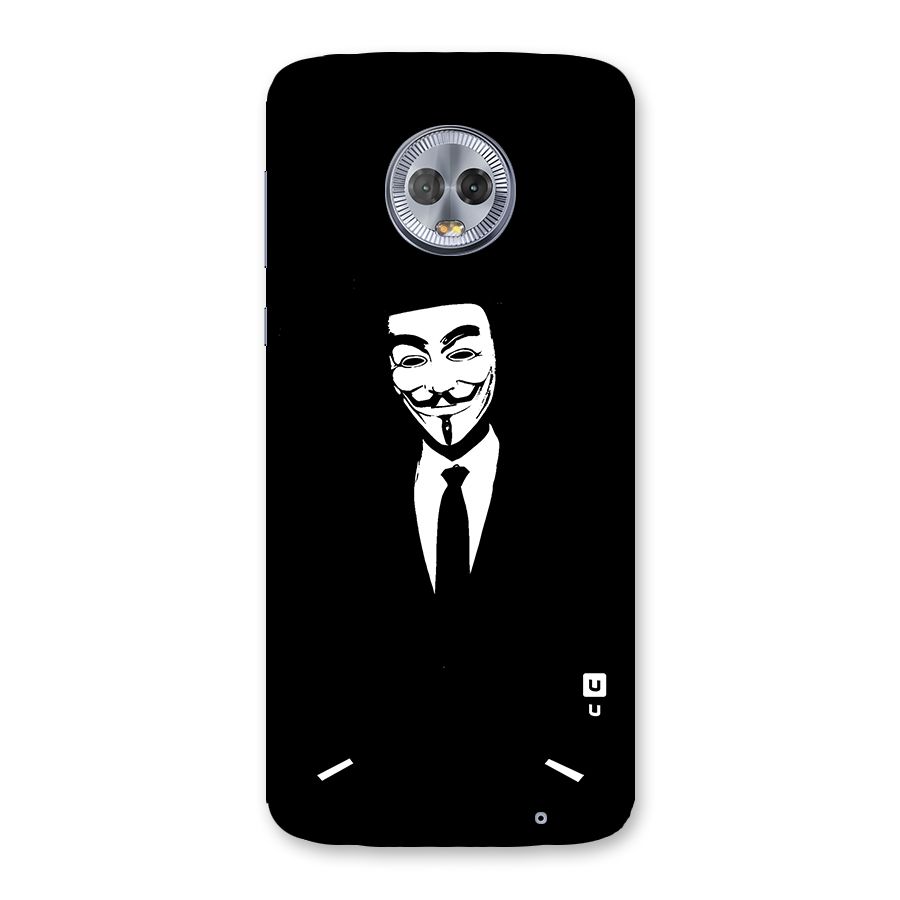 Anonymous Cool Gentleman Back Case for Moto G6 Plus