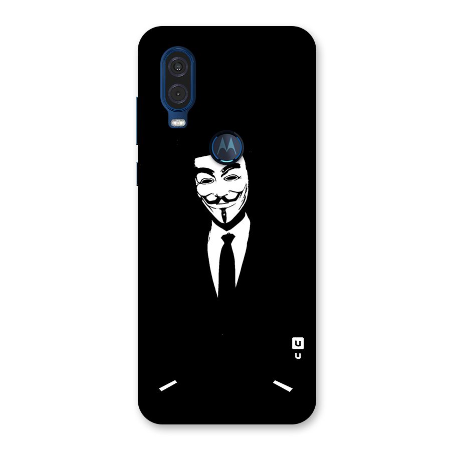 Anonymous Cool Gentleman Back Case for Motorola One Vision