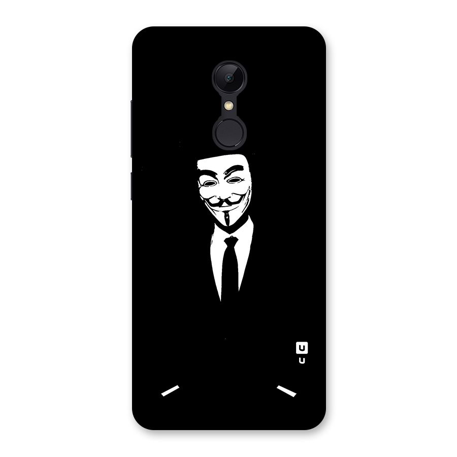 Anonymous Cool Gentleman Back Case for Redmi 5
