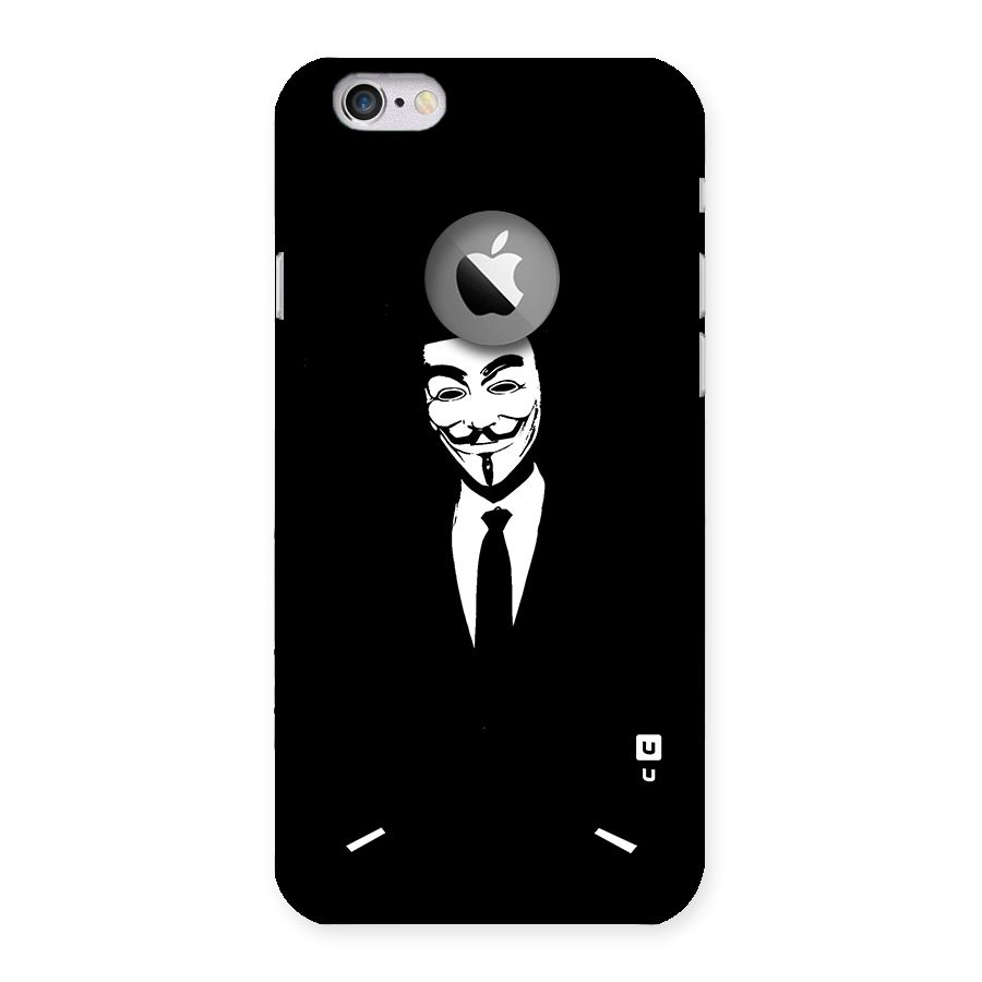 Anonymous Cool Gentleman Back Case for iPhone 6 Logo Cut