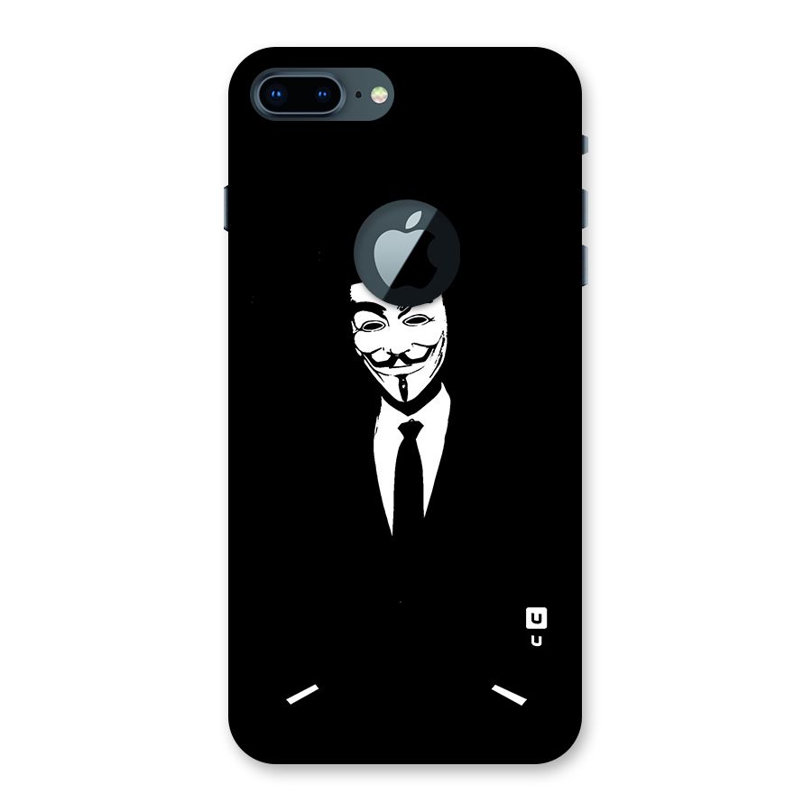 Anonymous Cool Gentleman Back Case for iPhone 7 Plus Logo Cut