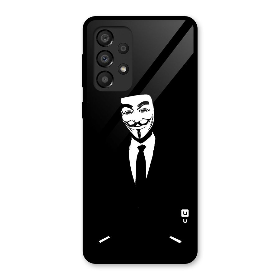 Anonymous Cool Gentleman Glass Back Case for Galaxy A33 5G