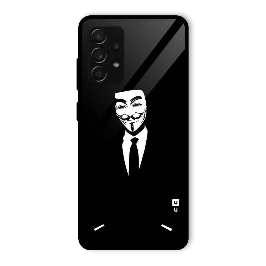 Anonymous Cool Gentleman Glass Back Case for Galaxy A53 5G