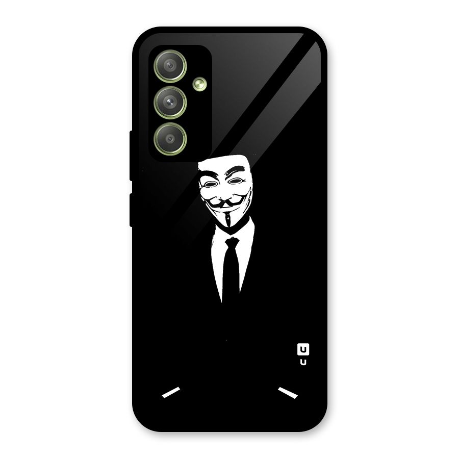 Anonymous Cool Gentleman Glass Back Case for Galaxy A54