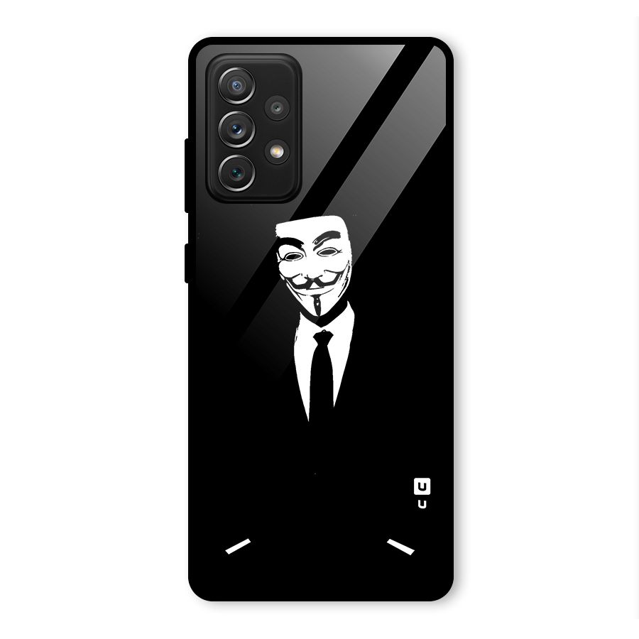 Anonymous Cool Gentleman Glass Back Case for Galaxy A72