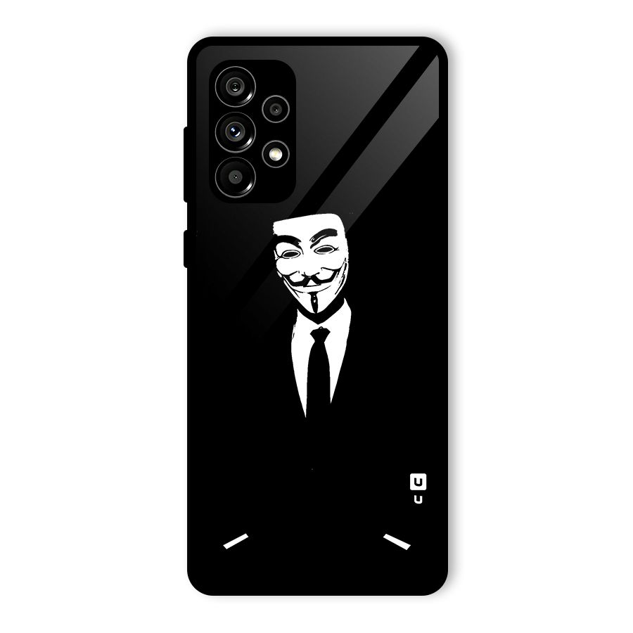 Anonymous Cool Gentleman Glass Back Case for Galaxy A73 5G