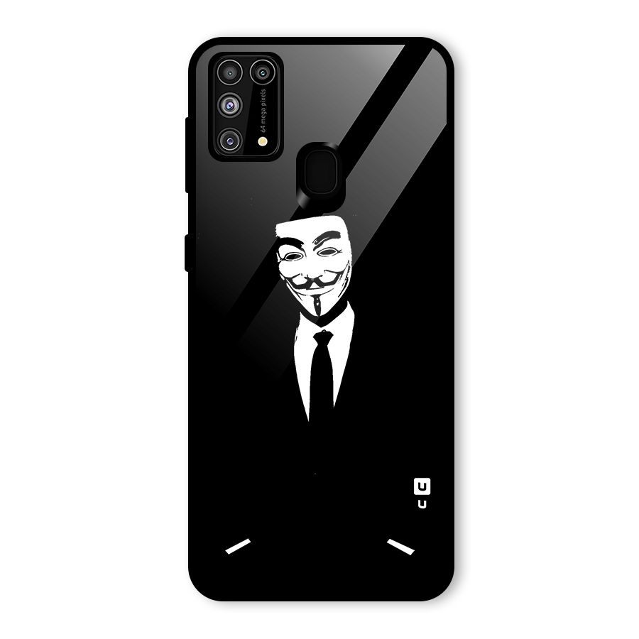Anonymous Cool Gentleman Glass Back Case for Galaxy F41