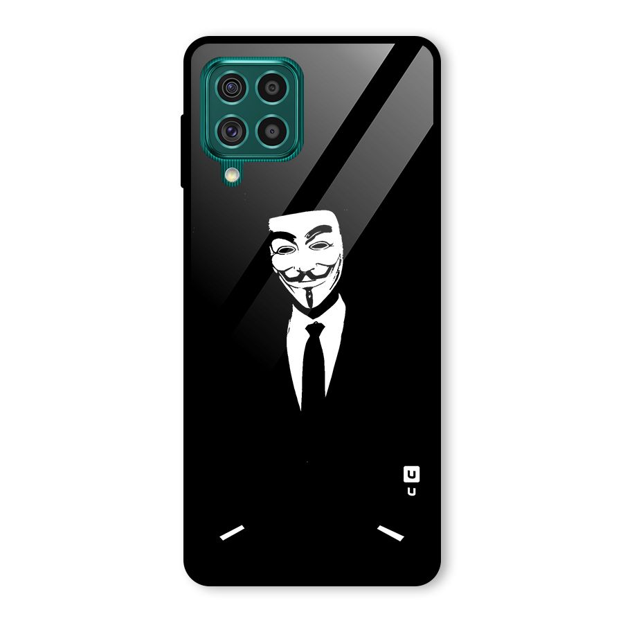 Anonymous Cool Gentleman Glass Back Case for Galaxy F62