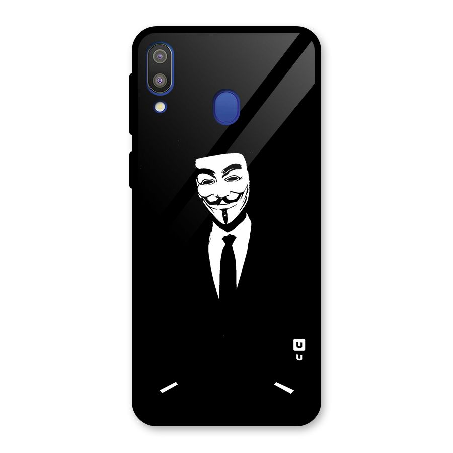 Anonymous Cool Gentleman Glass Back Case for Galaxy M20