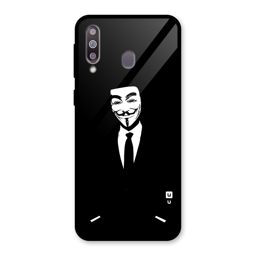 Anonymous Cool Gentleman Glass Back Case for Galaxy M30