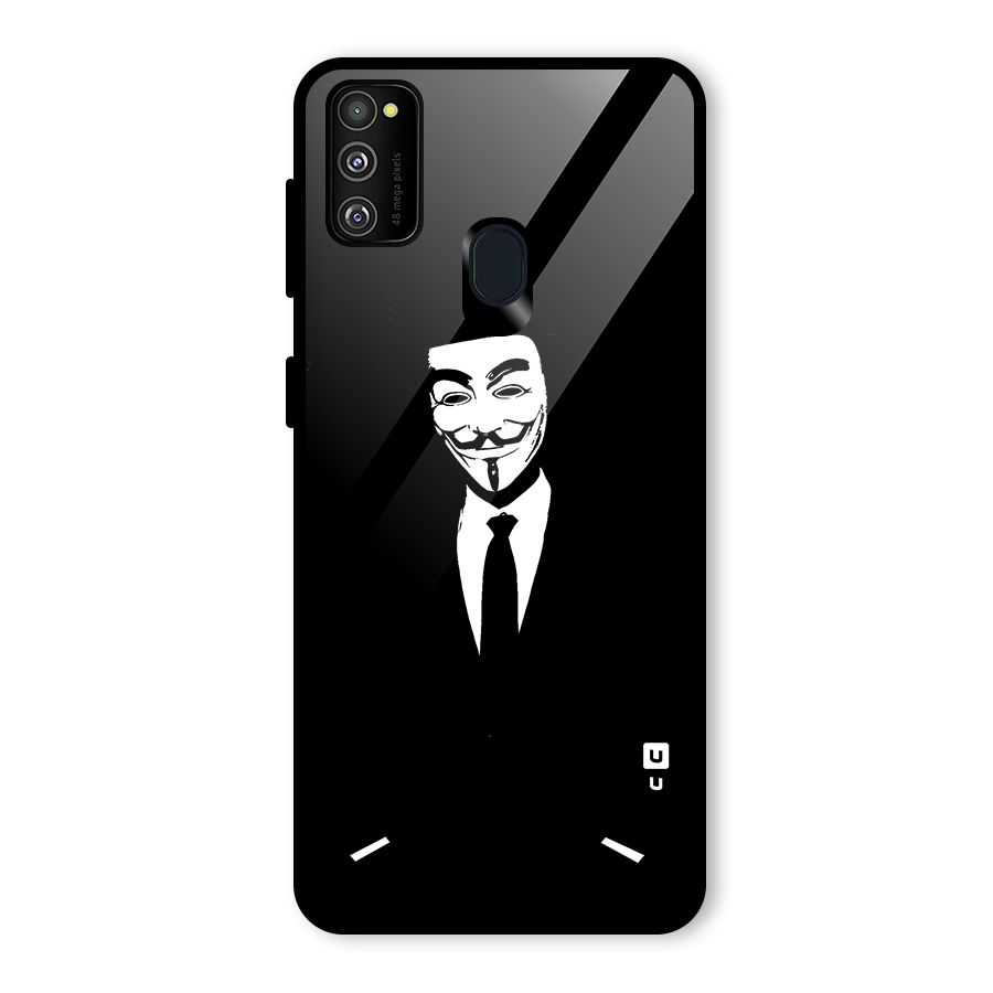 Anonymous Cool Gentleman Glass Back Case for Galaxy M30s