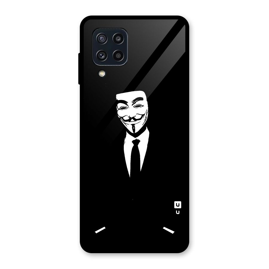 Anonymous Cool Gentleman Glass Back Case for Galaxy M32