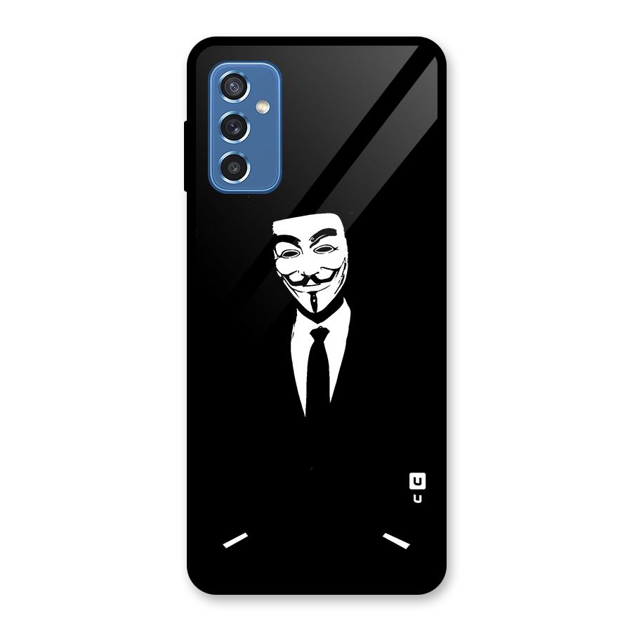 Anonymous Cool Gentleman Glass Back Case for Galaxy M52 5G