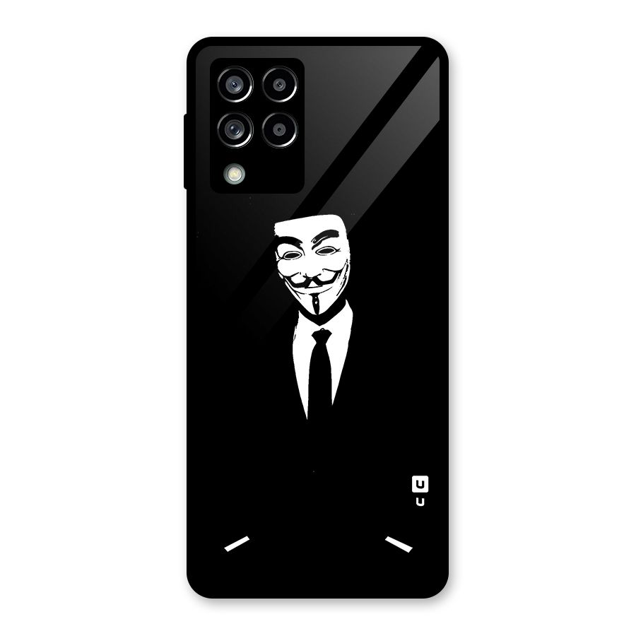 Anonymous Cool Gentleman Glass Back Case for Galaxy M53 5G