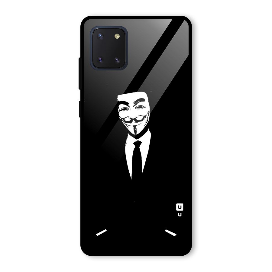 Anonymous Cool Gentleman Glass Back Case for Galaxy Note 10 Lite