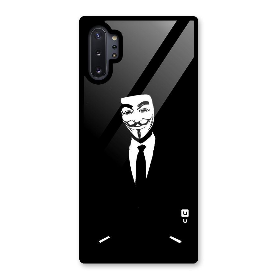 Anonymous Cool Gentleman Glass Back Case for Galaxy Note 10 Plus