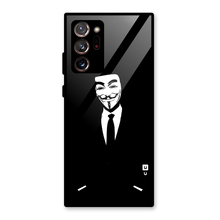 Anonymous Cool Gentleman Glass Back Case for Galaxy Note 20 Ultra