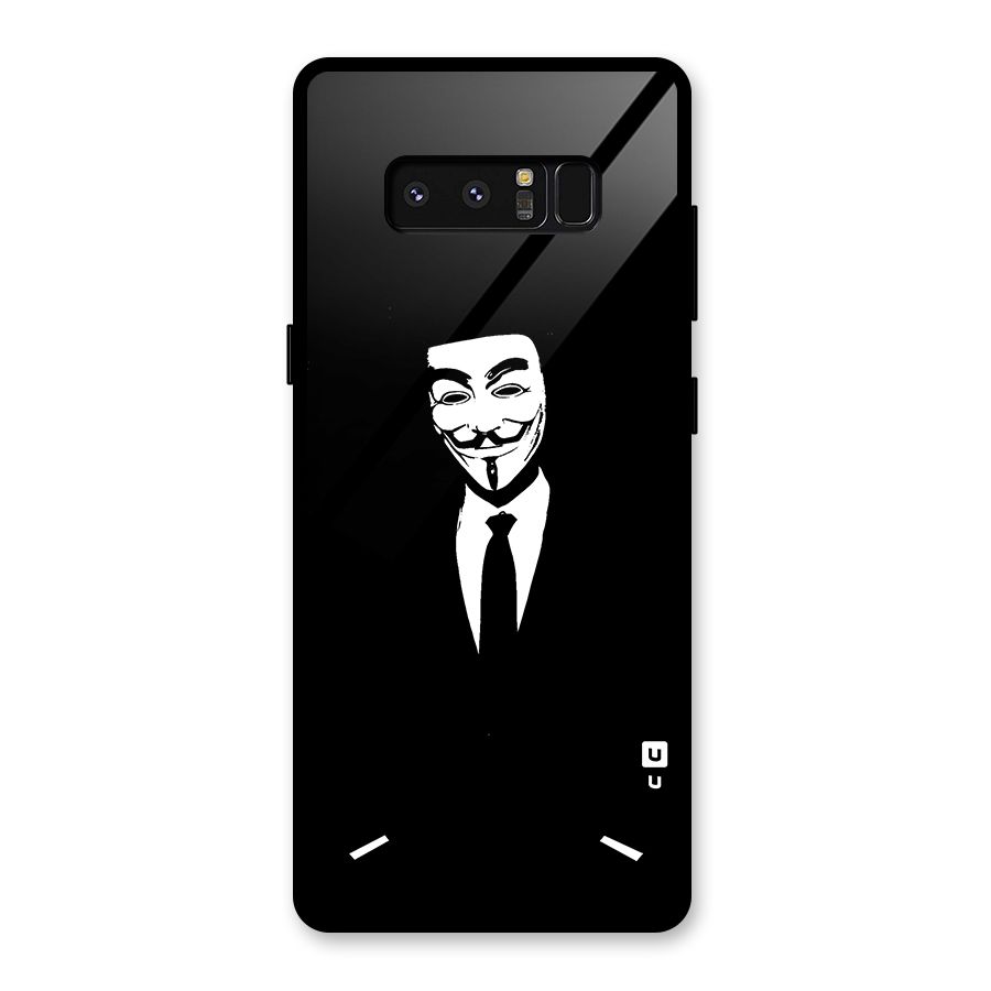 Anonymous Cool Gentleman Glass Back Case for Galaxy Note 8