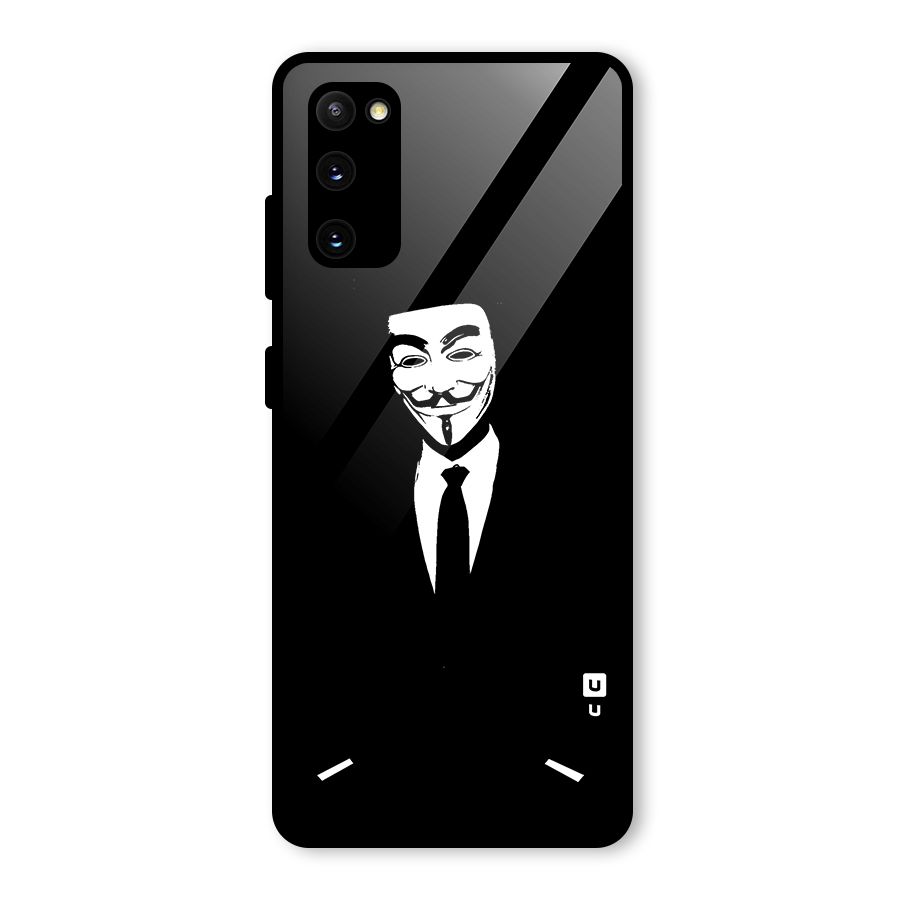 Anonymous Cool Gentleman Glass Back Case for Galaxy S20 FE 5G