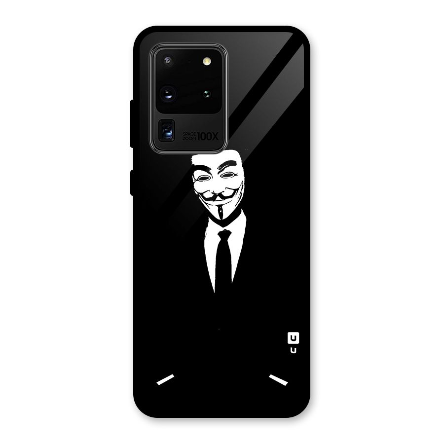 Anonymous Cool Gentleman Glass Back Case for Galaxy S20 Ultra