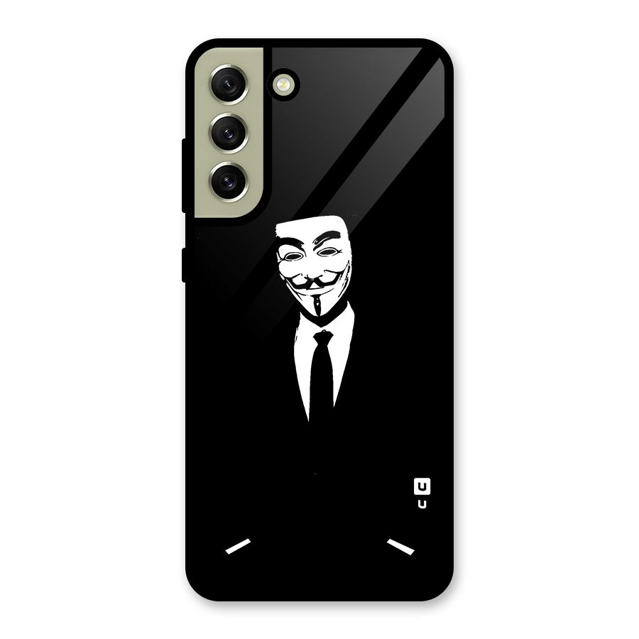 Anonymous Cool Gentleman Glass Back Case for Galaxy S21 FE 5G