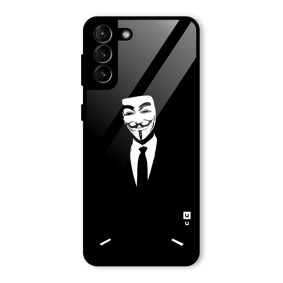 Anonymous Cool Gentleman Glass Back Case for Galaxy S21 Plus