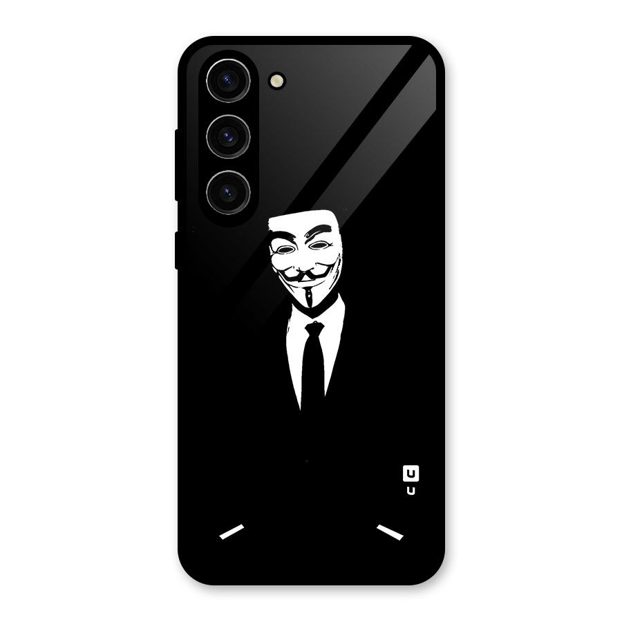 Anonymous Cool Gentleman Glass Back Case for Galaxy S23 Plus