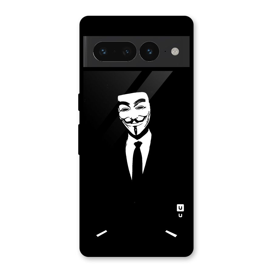 Anonymous Cool Gentleman Glass Back Case for Google Pixel 7 Pro