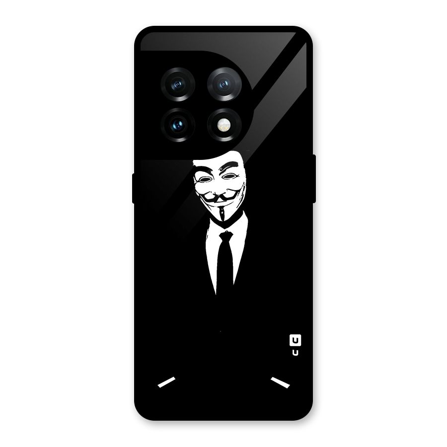 Anonymous Cool Gentleman Glass Back Case for OnePlus 11