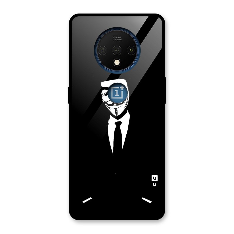 Anonymous Cool Gentleman Glass Back Case for OnePlus 7T