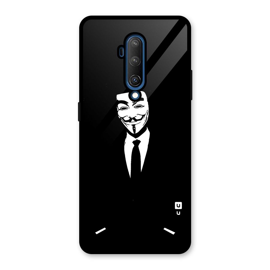 Anonymous Cool Gentleman Glass Back Case for OnePlus 7T Pro