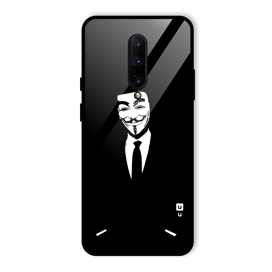 Anonymous Cool Gentleman Glass Back Case for OnePlus 7 Pro