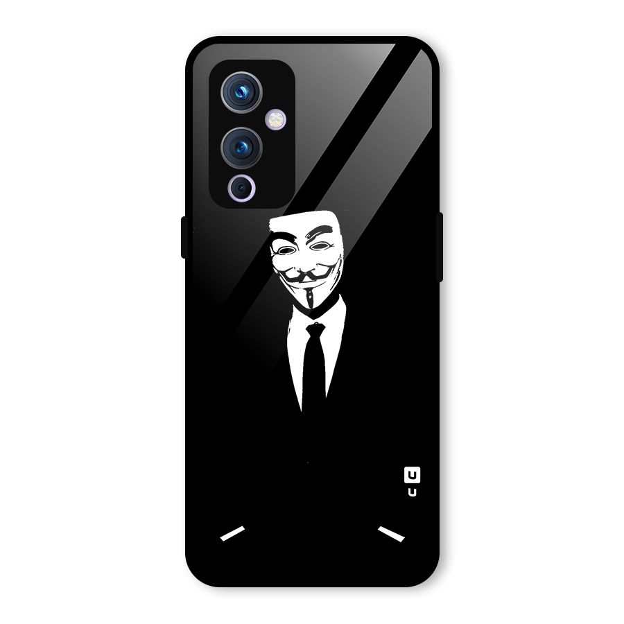 Anonymous Cool Gentleman Glass Back Case for OnePlus 9