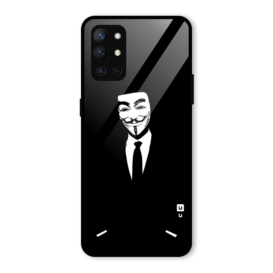 Anonymous Cool Gentleman Glass Back Case for OnePlus 9R