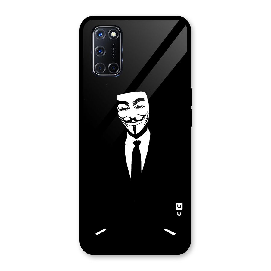 Anonymous Cool Gentleman Glass Back Case for Oppo A52