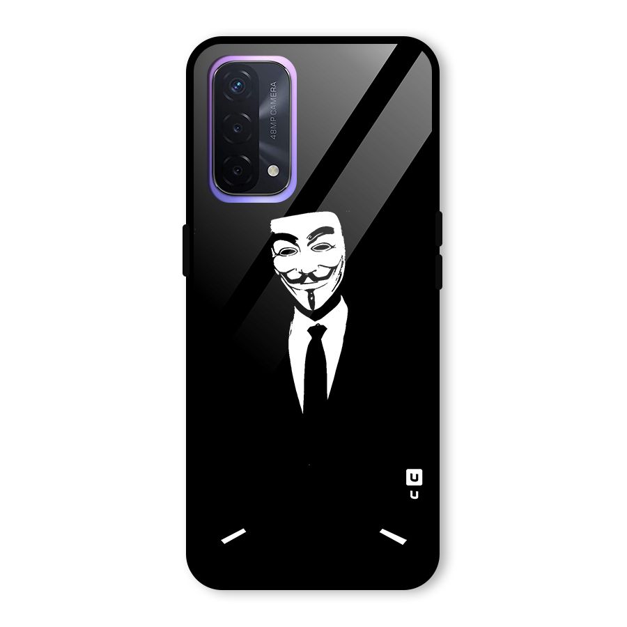 Anonymous Cool Gentleman Glass Back Case for Oppo A74 5G