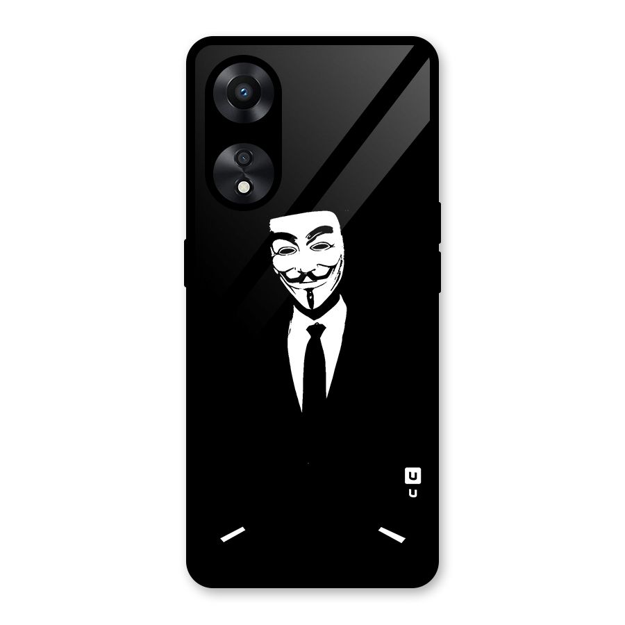 Anonymous Cool Gentleman Glass Back Case for Oppo A78