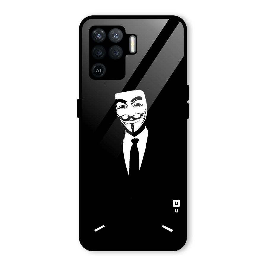 Anonymous Cool Gentleman Glass Back Case for Oppo F19 Pro