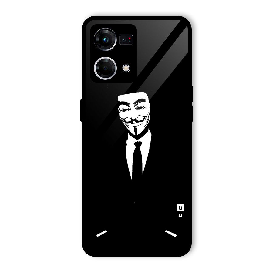 Anonymous Cool Gentleman Glass Back Case for Oppo F21 Pro 5G