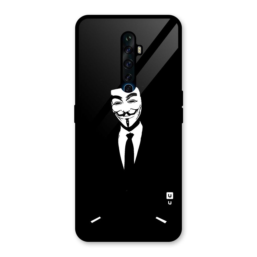 Anonymous Cool Gentleman Glass Back Case for Oppo Reno2 F