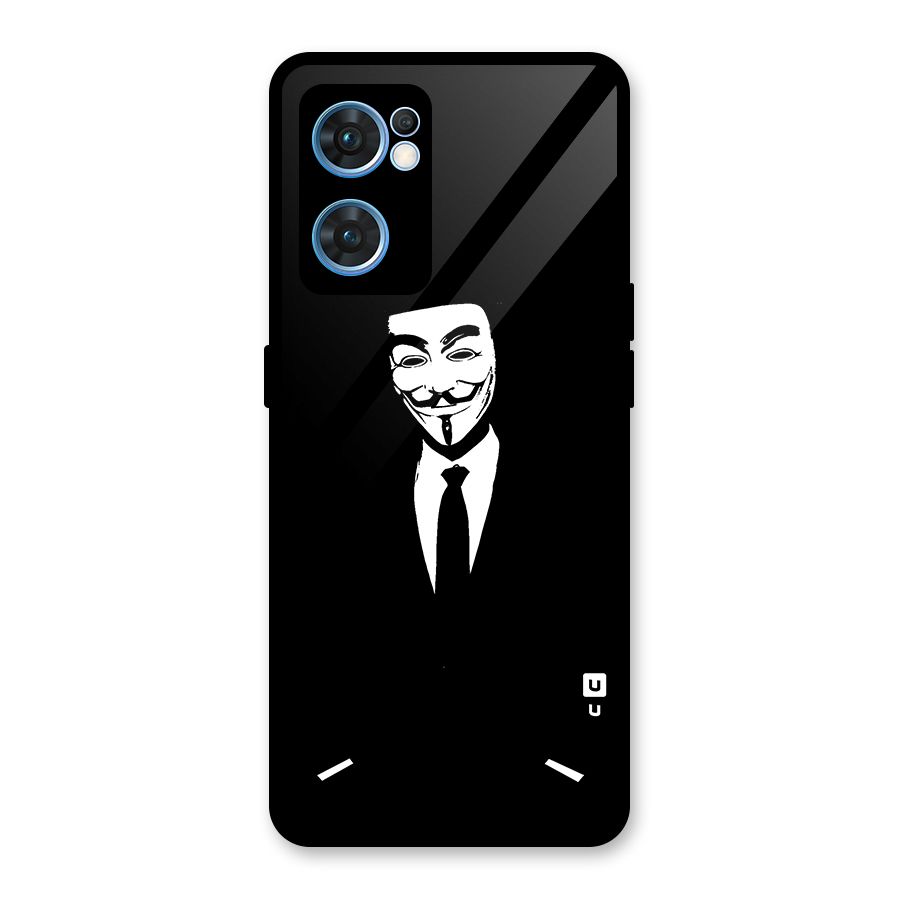 Anonymous Cool Gentleman Glass Back Case for Oppo Reno7 5G
