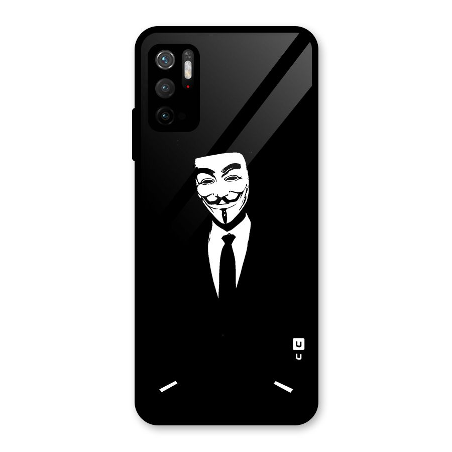 Anonymous Cool Gentleman Glass Back Case for Poco M3 Pro 5G