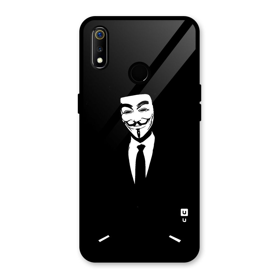 Anonymous Cool Gentleman Glass Back Case for Realme 3i