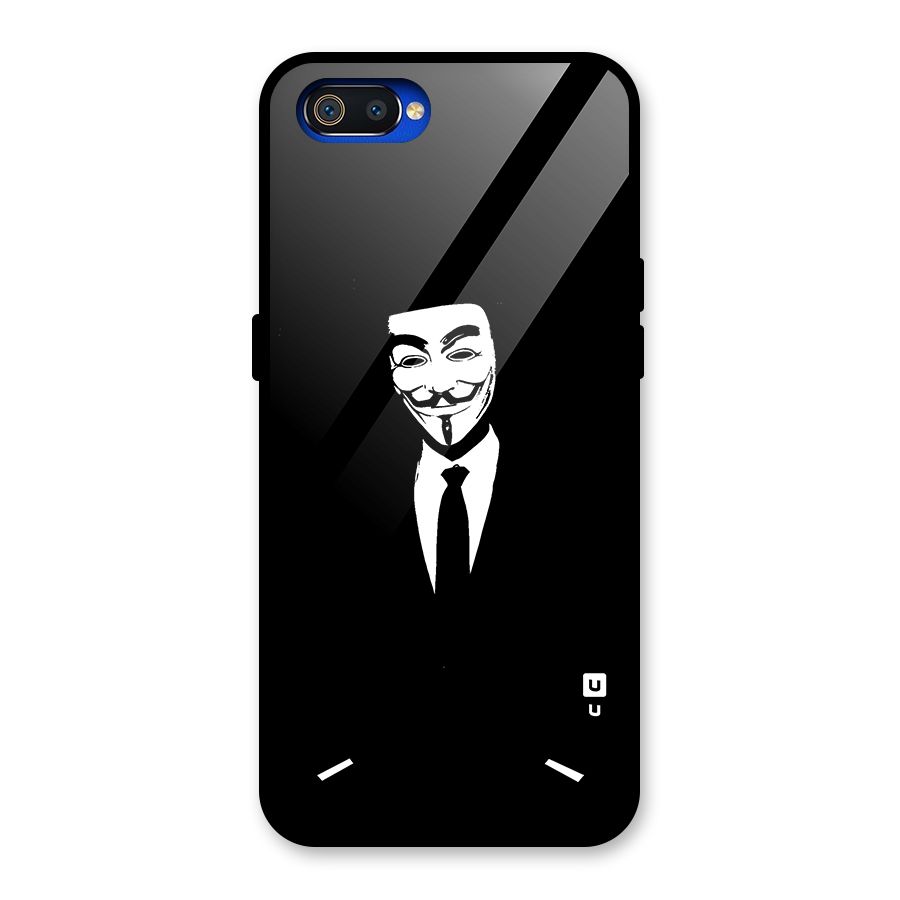 Anonymous Cool Gentleman Glass Back Case for Realme C2
