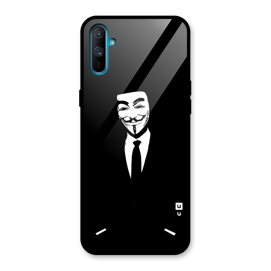Anonymous Cool Gentleman Glass Back Case for Realme C3