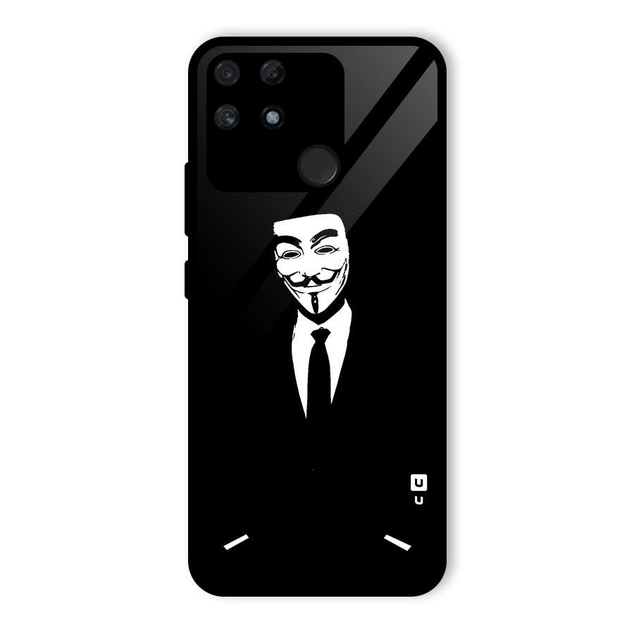 Anonymous Cool Gentleman Glass Back Case for Realme Narzo 50A