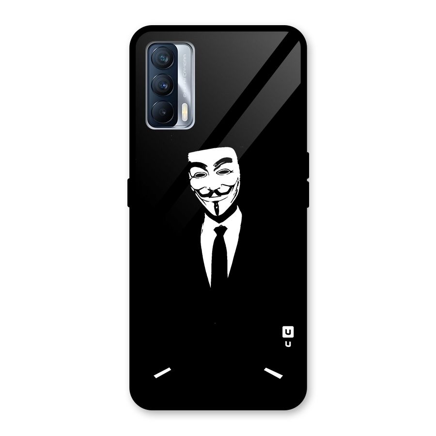 Anonymous Cool Gentleman Glass Back Case for Realme X7