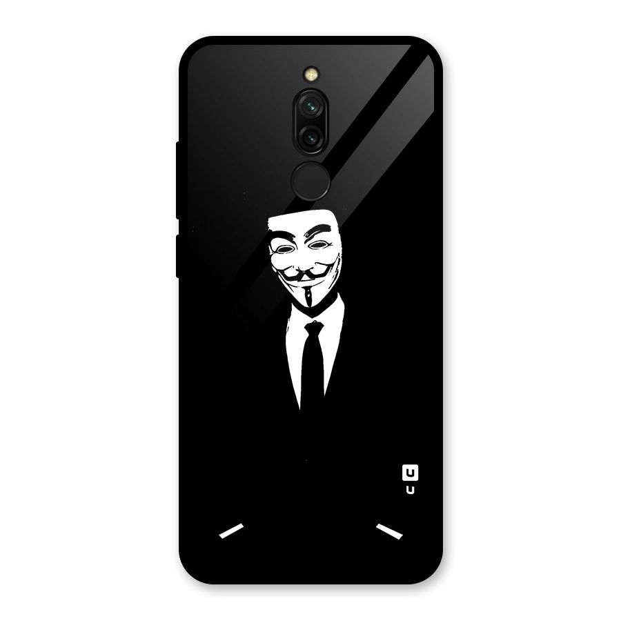Anonymous Cool Gentleman Glass Back Case for Redmi 8