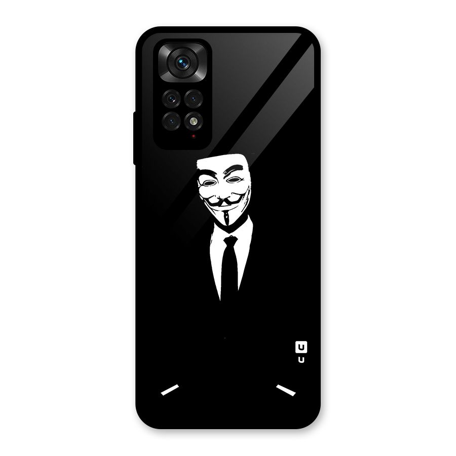Anonymous Cool Gentleman Glass Back Case for Redmi Note 11
