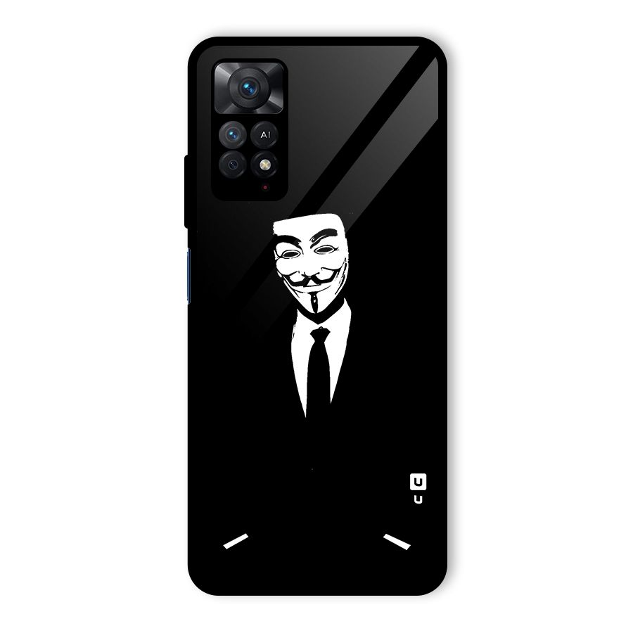 Anonymous Cool Gentleman Glass Back Case for Redmi Note 11 Pro